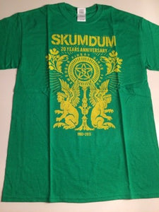 Skumdum - 20år Grön tröja gul text (t-shirt)