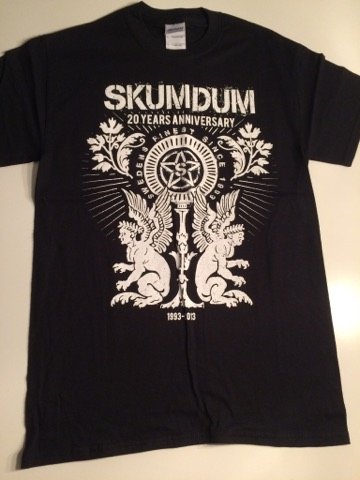 Skumdum - 20 år Svart tröja Vit text (t-shirt)