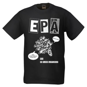 EPA - En klase sjöpungar. Svart tröja - vitt tryck (t-shirt)