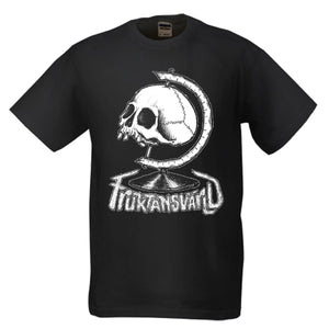 Fruktansvärld - Logga Svart tröja - vitt tryck (t-shirt)