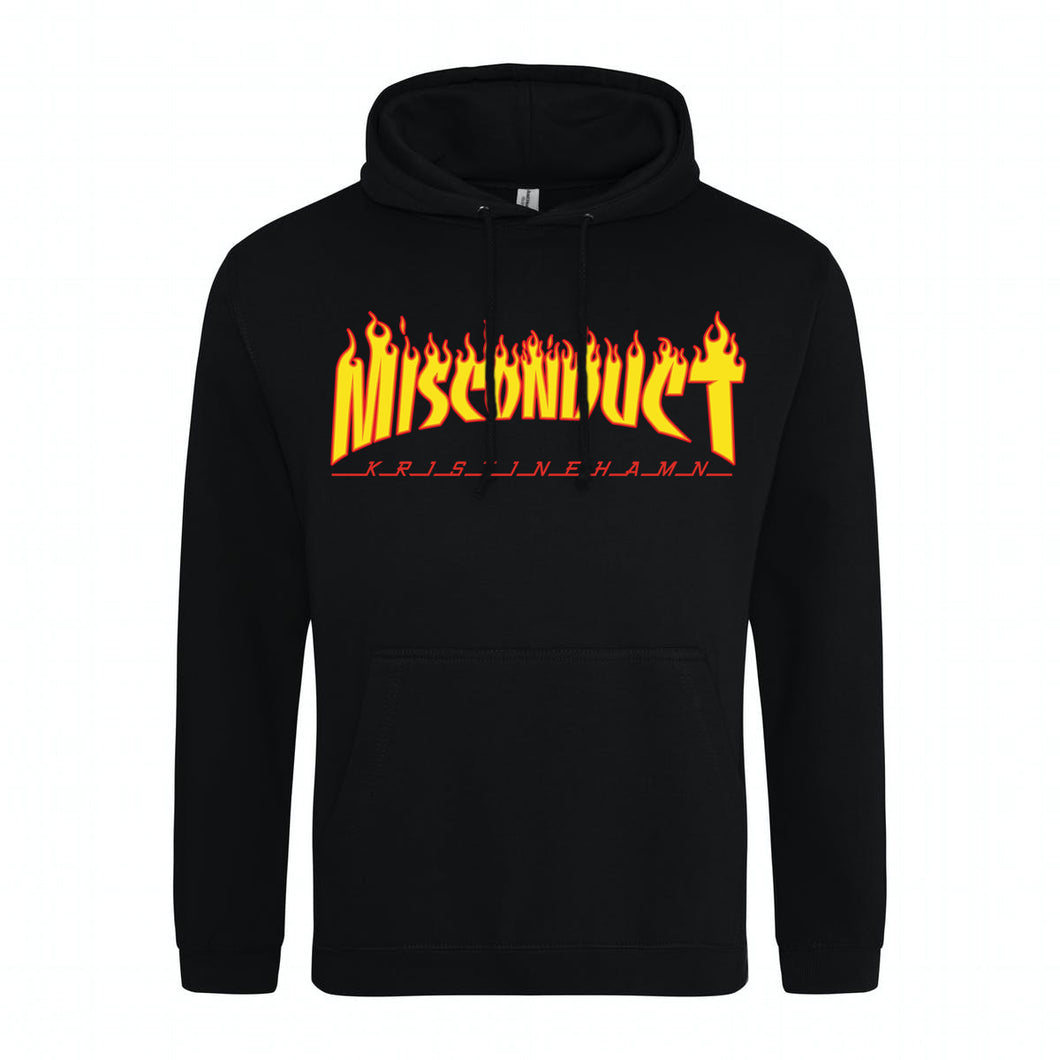 Misconduct - Flames SVART (hood)