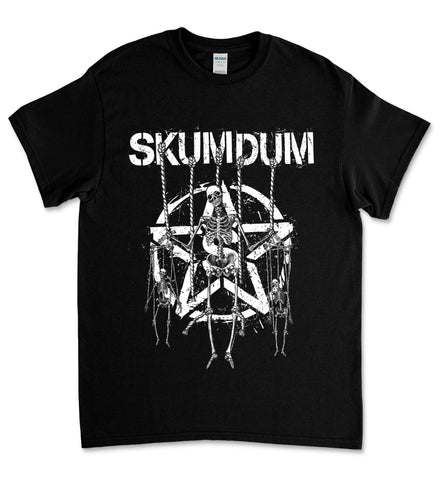 Skumdum - skelett (t-shirt) SVART